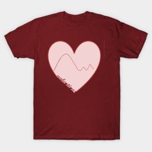 valentines hearts tshirt T-Shirt